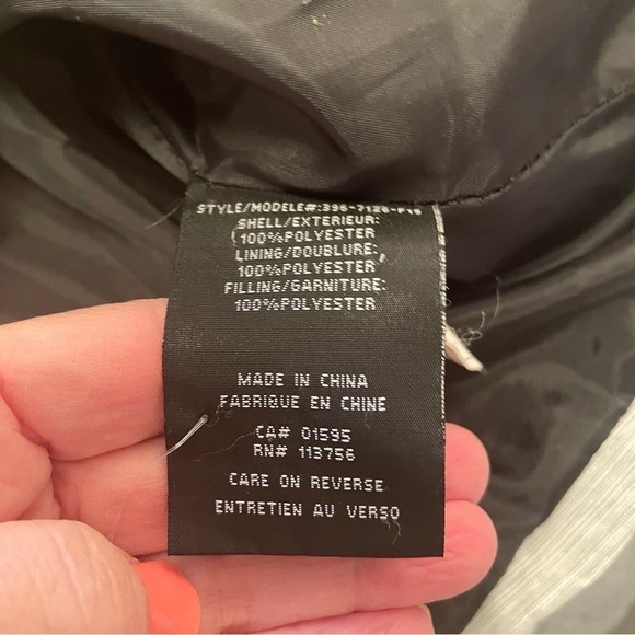 Oppenheimer Ladies Snow Parka Size Large Light Heathered Gray -Detach Hood - Picture 12 of 14